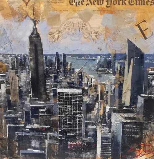 J.Tenorio-A look New York-40x40-Mixta-950€