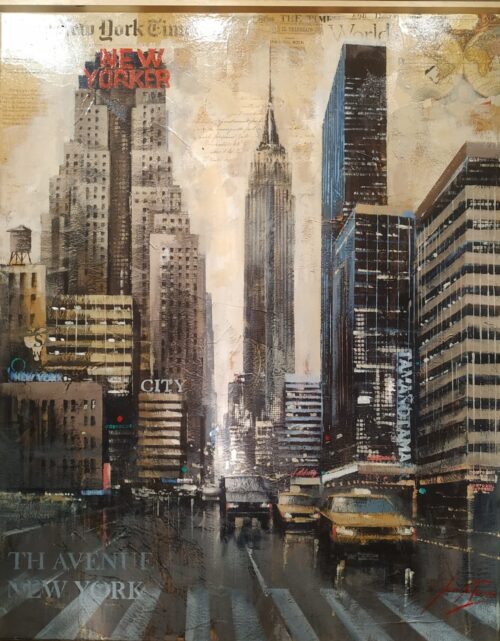 J.Tenorio-NYC New Yorker-81x65-Mixta-2300€